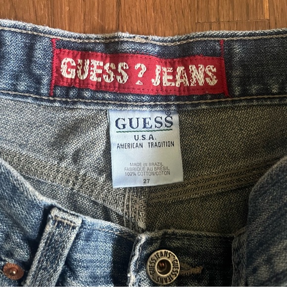 Vintage guess usa shorts no back pockets low rise to mid rise - Picture 4 of 7
